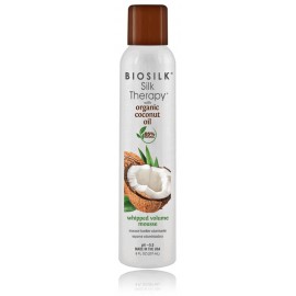 Biosilk Silk Therapy Organic Coconut Oil Whipped Volume Mousse volüümi andev juuksevaht kookosõliga