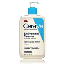 CeraVe SA Smoothing Cleanser rahustav näopuhastusvahend kuivale nahale