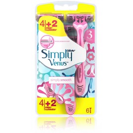 Gillette Venus Simply бритва и 6 сменных насадок