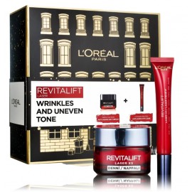 L'oreal Revitalift Laser Wrinkles And Uneven Tone komplekt (päevakreem 50 ml. + silmakreem 15 ml.)