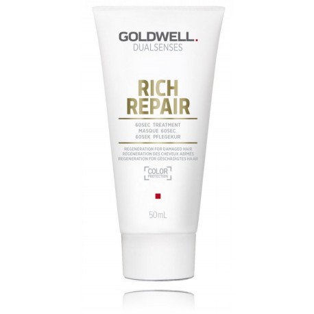 Goldwell Dualsenses Rich Repair 60 Sec kiiretoimeline taastav mask kuivadele ja kahjustatud juustele