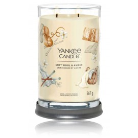 Yankee Candle Signature Collection Soft Wool & Amber lõhnaküünal