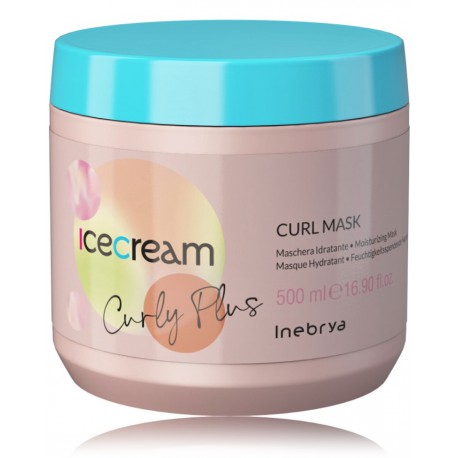 Inebrya Ice Cream Curly Plus mask lokkis juustele