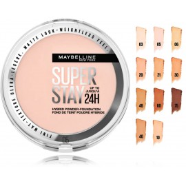 Maybelline SuperStay 24H Hybrid Powder-Foundation mati efektiga kompaktpuuder