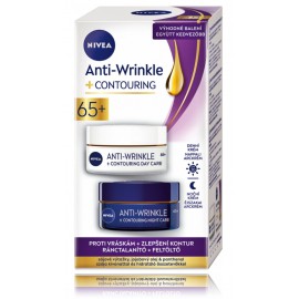 Nivea Anti-Wrinkle + Contouring 65+ näokomplekt (50 ml. päevakreem + 50 ml. öökreem)