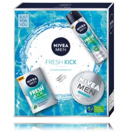 Nivea Men Fresh Kick набор для мужчин (100 мл. лосьон после бритья + 150 мл. гель + 150 мл. спрей-антиперспирант)