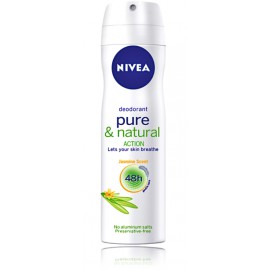 Nivea Nivea Pure & Natural Action Jasmine 48H sprei-deodorant naistele