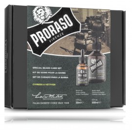 Proraso Special Beard Care Set habemehoolduskomplekt meestele (30 ml. õli + 200 ml. šampoon)