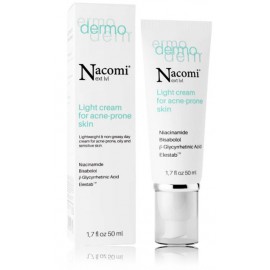 Nacomi Next Level Dermo Light Cream For Acne-prone Skin näokreem probleemsele nahale