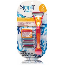 Gillette Simply Venus 3 raseerija ja 4 vahetatavat pead