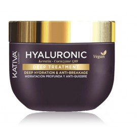 Kativa Hyaluronic Keratin & Coenzyme Q10 Deep Treatment увлажняющая маска для волос