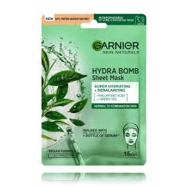 Garnier Skin Naturals Super Hydrating + Rebalancing Hydra Bomb äärmiselt niisutav ja tasakaalustav kangasmask näole