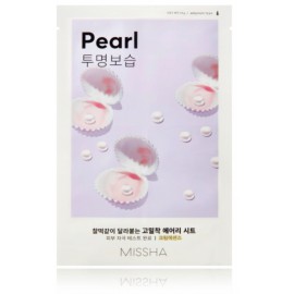 Missha Airy Fit Sheet Mask Pearl тканевая маска для лица с экстрактом жемчуга