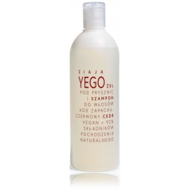 Ziaja Yego гель для душа и шампунь для волос для мужчин с ароматом красного кедра