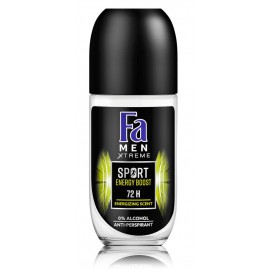 FA Men Sport Energy Boost 72H шариковый антиперспирант для мужчин