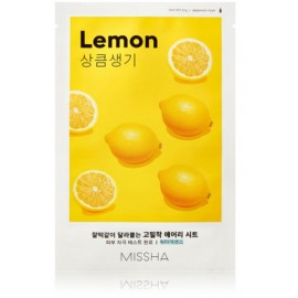 Missha Airy Fit Sheet Mask Lemon тканевая маска для лица с экстрактом лимона