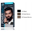 Joanna Power Men Color Cream 3in1 краска для волос, бороды и усов для мужчин