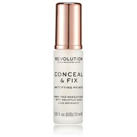 Makeup Revolution Conceal & Fix Mattifying Primer matistav meigipraimer salitsüülhappega