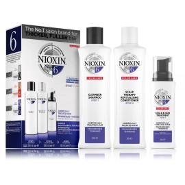 Nioxin System 6 XXL набор против выпадения волос (300 мл шампунь + 300 мл кондиционер + 100 мл спец. продукт)