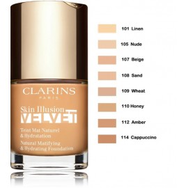 Clarins Skin Illusion Velvet Natural Matifying & Hydrating Foundation jumestuskreem