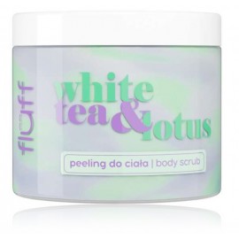 Fluff White Tea & Lotus Body Scrub kehakoorija suhkruga