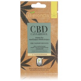 Bielenda CBD Cannabidiol Moisturizing & Detoxifying Mask увлажняющая маска для лица