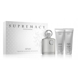 Afnan Supremacy Silver komplekt meestele (100 ml. EDP + 100 ml. habemeajamisjärgne palsam + 100 ml. dušigeel)