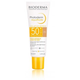 Bioderma Photoderm Aquafluid SPF50+ Light varjundiga päikesekaitsekreem näole