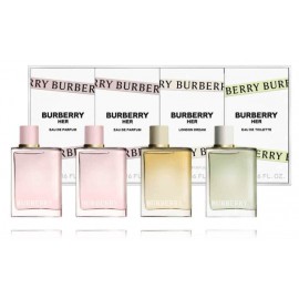 Burberry Her набор миниатюр для женщин (3 x 5 мл. EDP + 5 мл. EDT)