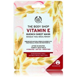 The Body Shop  Vitamin E Quench Sheet Mask niisutav kangasmask kõikidele nahatüüpidele