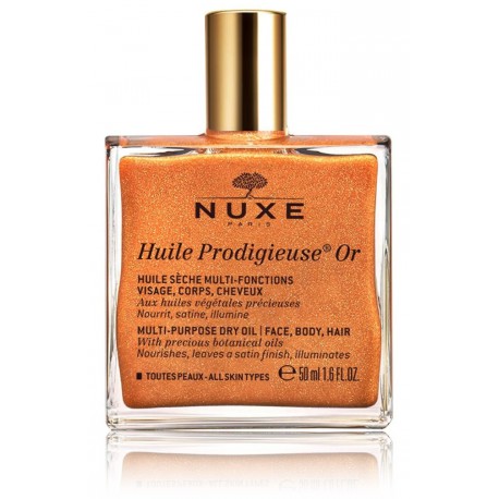 Nuxe Huile Prodigieuse Or сухое масло с сияющими частицами для лица/для тела/для волос
