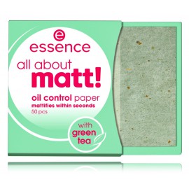 Essence All About Matt! Oil Control Paper imav paber näole