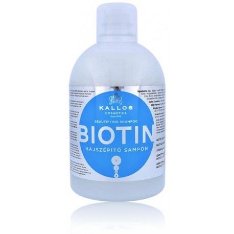 Kallos Biotin Hair Shampoo шампунь с биотином 1000 мл.