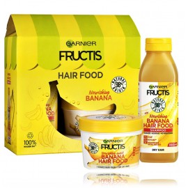 Garnier Fructis Banana Hair Food питательный набор для сухих волос (350 мл. шампунь + 400 мл. маска)
