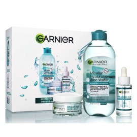 Garnier Skin Naturals Hyaluronic Aloe näokomplekt (400 ml. mitsellaarvesi + 50 ml. kreem + 30 ml. seerum)