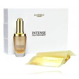 Di Angelo Cosmetics Intense Gold Treatment набор для лица (30 мл сыворотка + 30 шт. золотые листья)