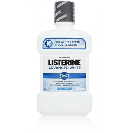 Listerine Mouthwash Advanced White Clean Mint suuvesi