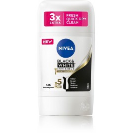 Nivea Black & White Invisible Silky Smooth pulk-antiperspirant naistele