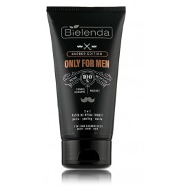 Bielenda Only For Man Braber Edition 3in1 Face Wash Paste näopesu meestele