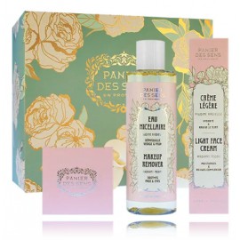 Panier des Sens Radiant Peony komplekt naistele (40 ml näokreem + 50 ml näokreem + 200 ml mitsellaarvesi)