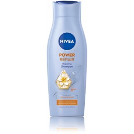 Nivea Power Repair taastav šampoon skvalaani seerumiga kahjustatud, kuivadele ja rabedatele juustele