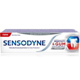 Sensodyne Sensitivity & Gum Whitening отбеливающая зубная паста для чувствительных зубов