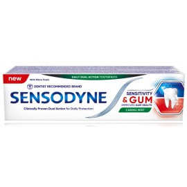 SENSODYNE Sensitivity & Gum Caring Mint зубная паста для чувствительных зубов