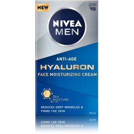 Nivea Men Anti-Age Hyaluron SPF15 защитный увлажняющий крем для лица для мужчин от морщин
