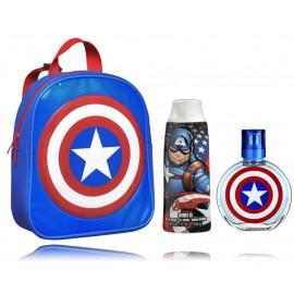 Marvel Captain America komplekt lastele (50 ml. EDT + 300 ml. dušigeel + seljakott)