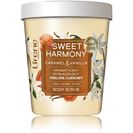 Lirene Sweet Harmony Caramel & Vanilla glotninamasis cukrinis kūno šveitiklis