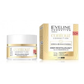 Eveline Contour Correction Revitalizing Cream 50+ gaivinantis veido kremas brandžiai odai
