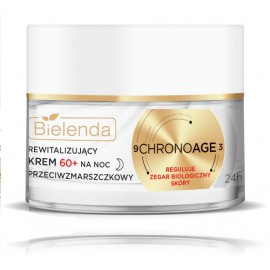 Bielenda Chrono Age 60+ Night Cream naktinis veido kremas brandžiai odai