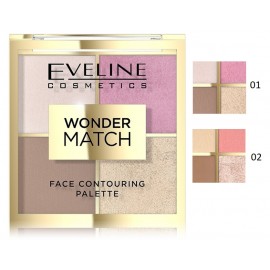 Eveline Wonder Match Face Contouring Palette kontuurimispalett