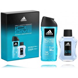 Adidas Ice Dive komplekt meestele (100 ml EDT + 250 ml dušigeel)